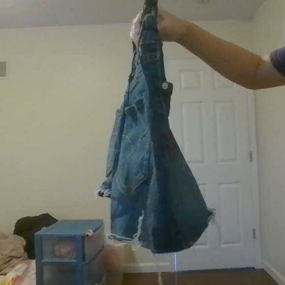 Blue Denim Calvin Klein Shorts - Picture 2 of 3